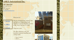 Desktop Screenshot of amex-international.com