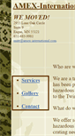 Mobile Screenshot of amex-international.com